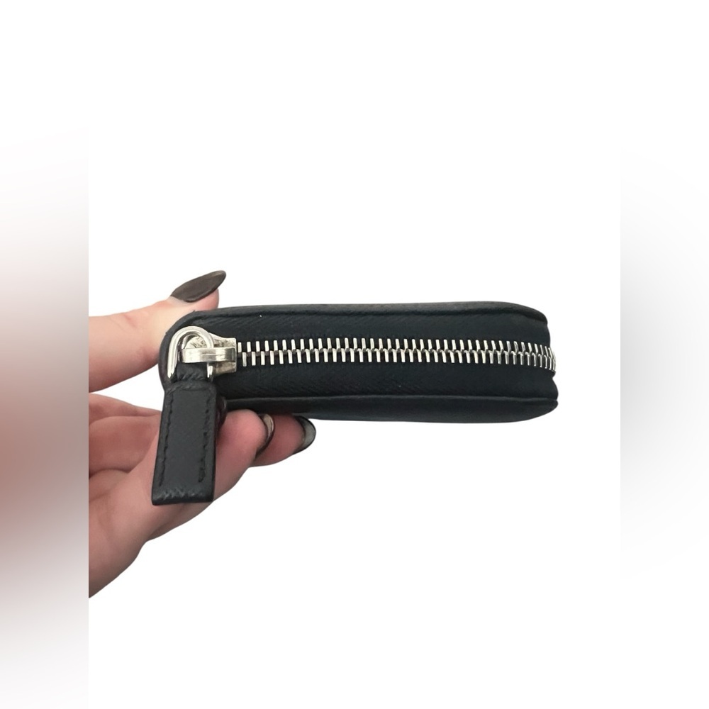 PRADA Safiano Leather Stripe Zip Around Long Wallet - Picture 5 of 14